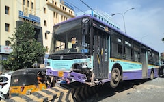 Chennai City Bus Rams 7 Cars, Hits Divider Outside Madras High Court