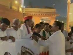 Opposition MPs March From Parliament, To Meet President Over Gyanesh Kumar Row