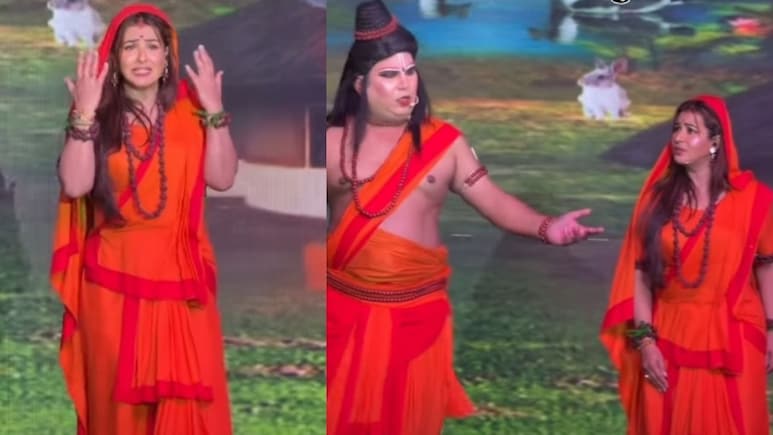 अंगूरी भाभी बनीं सीता, मंच पर भावुक सीन ने नम कर दी फैन्स की आंखें, रामलीला का वीडियो वायरल
