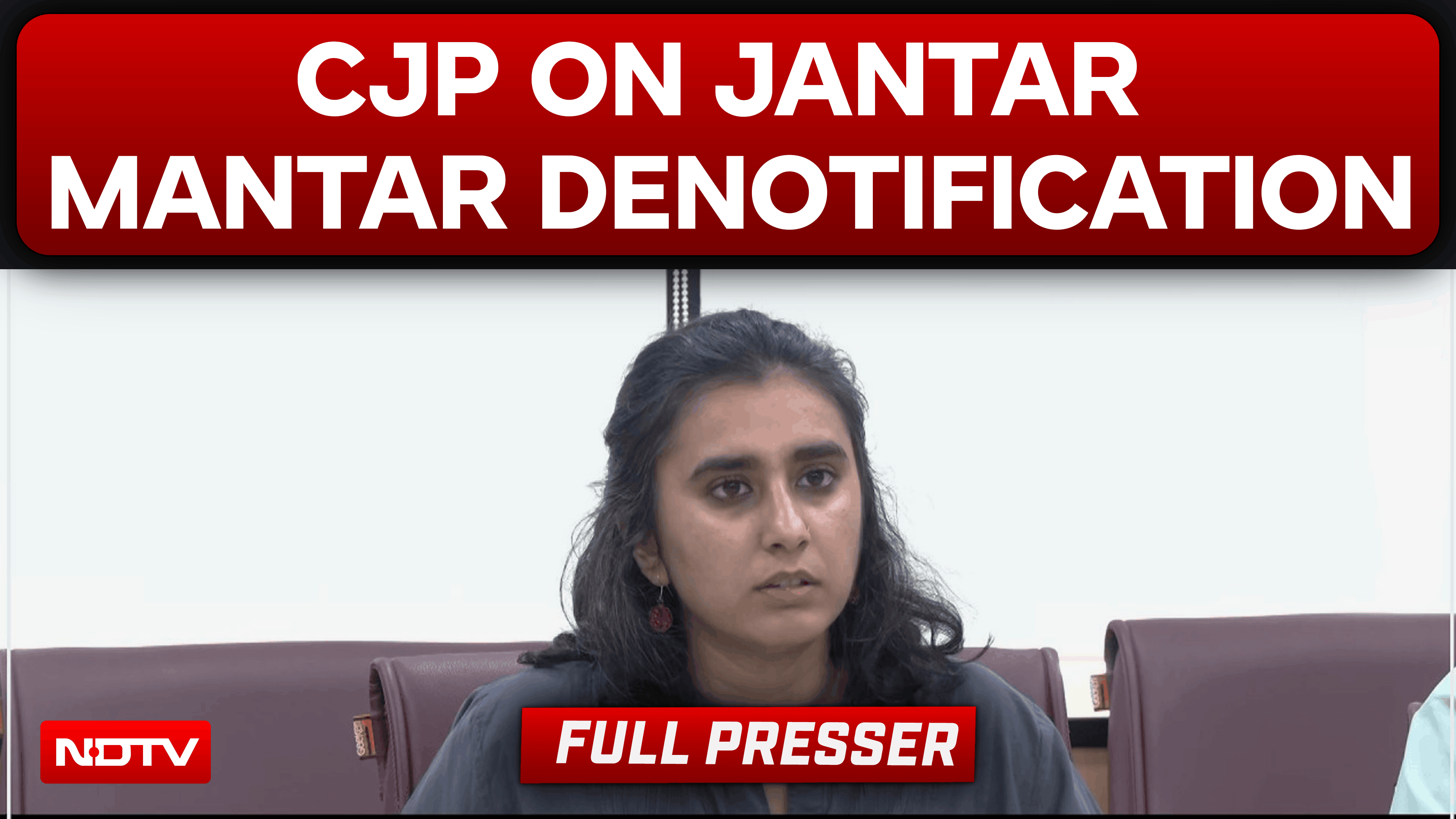 FULL: CJP Press Conference | CJP Slams Central Govt Over Jantar Mantar Denotification