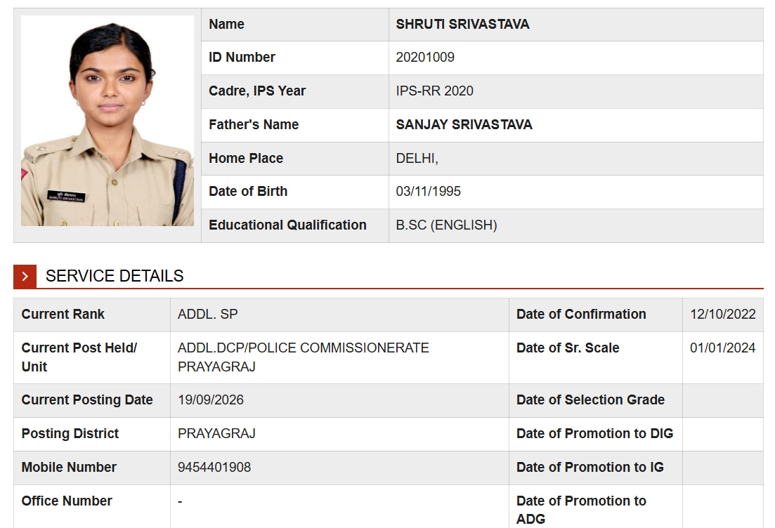 ips shruti srivastava success story jnu to prayagraj additional dcp upsc rank 82 ips shruti srivastava success story jnu to prayagraj additional dcp upsc rank 82