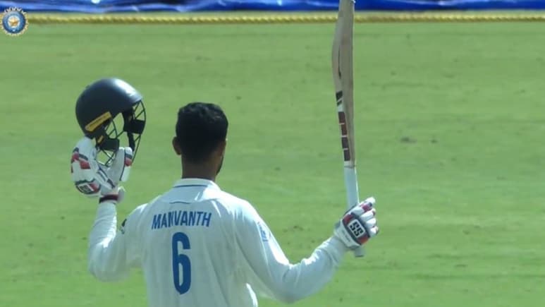 नंबर-9 पर आकर 22 साल के मनवंत कुमार का धमाका, रणजी ट्रॉफी में ठोके 135 रन, IPL ऑक्शन से पहले ठोकी दावेदारी