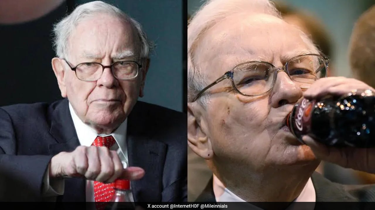 Warren Buffett Hasn't Had Water In 48 Years, Here's What He Drinks Instead