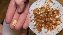 Video: Internet Finds Halloween-Special 'Tooth Pasta' Recipe 'Hard To Swallow'
