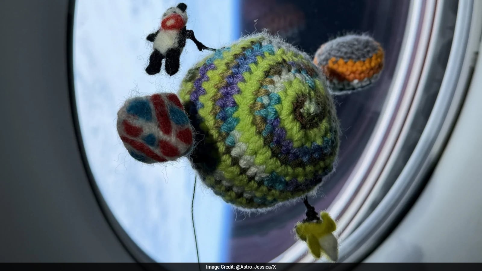 Handmade Crew-12 Symbols Kept Home Close in Orbit