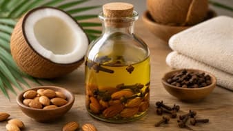 एंटी एजिंग ऑयल कैसे बनाएं? नारियल तेल, लौंग और बादाम से घर पर तैयार करें मसाज ऑयल