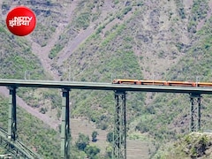 चिनाब ब्रिज पर 100 KM/H की रफ्तार से दौड़ी वंदे भारत, अब दिल्ली से कश्मीर जाना हो जाएगा सुपरफास्ट
