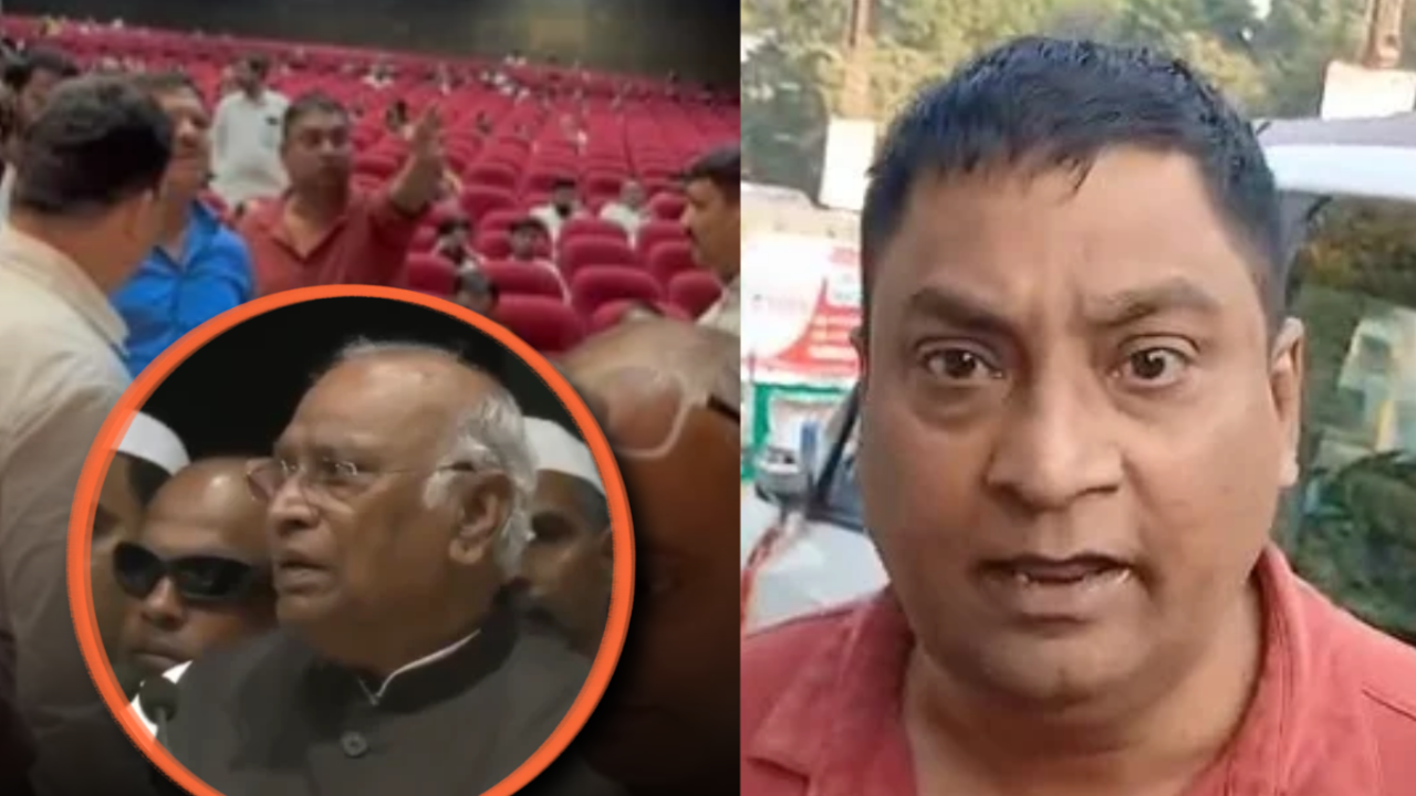 मल्लिकार्जुन खरगे को टोकने वाले संतोष कुमार ने खुद को बताया कांग्रेसी, भाजपाई समझ पीट डाला; क्या हुआ था