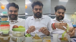 "Bro Doesn't Take Lunch Breaks, He Takes Work Breaks": Gurugram Man's Food Routine Goes Viral