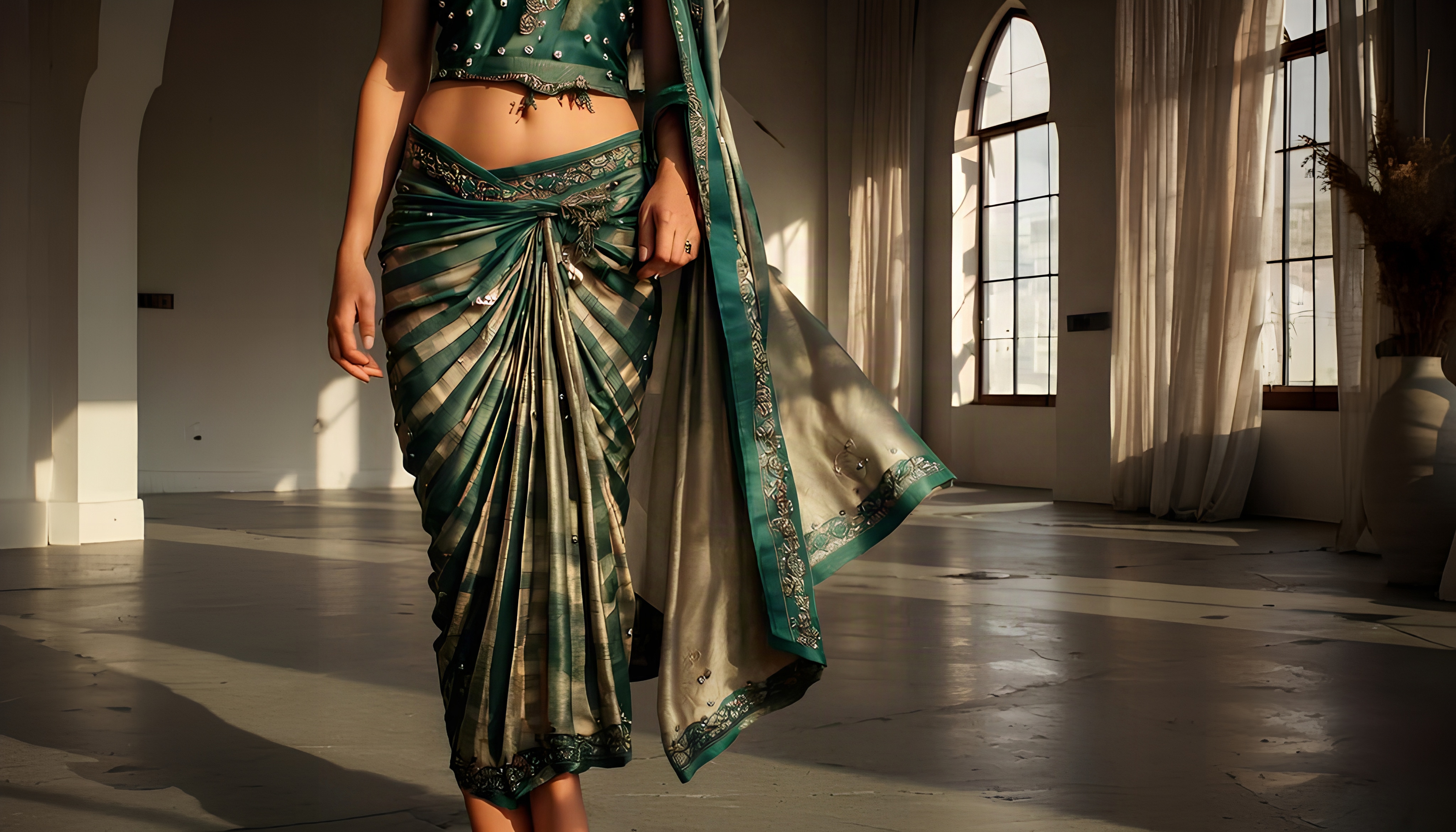 5 Best Fusion Dhoti Sarees For Pujo Pandal Hopping 5 Best Fusion Dhoti Sarees For Pujo Pandal Hopping