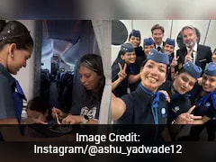 IndiGo Cabin Crew Member Bakes Cake For Captain's Last Flight, Video Viral