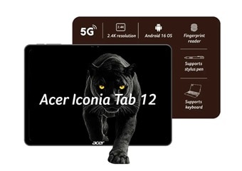 Acer Iconia Tab 12 5G लॉन्च: 200 मेगापिक्सल कैमरा, 9000mAh की बैटरी, जानें कीमत और फीचर्स