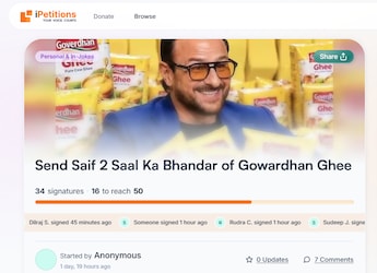 Internet Starts Petition To Get Saif Ali Khan His Promised '2 Saal Ka' Gowardhan Ghee 'Bhandar'
