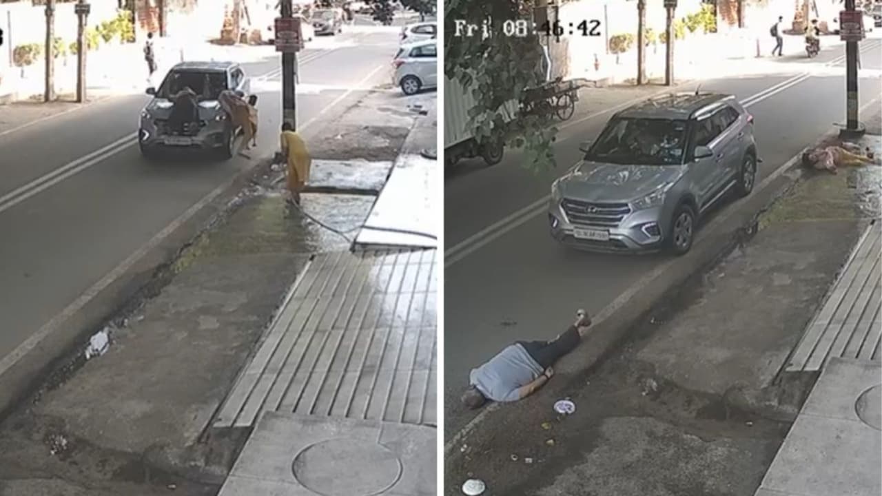 Video: Woman Driving Creta Hits Elderly Couple In Delhi, Flees In 40 Seconds