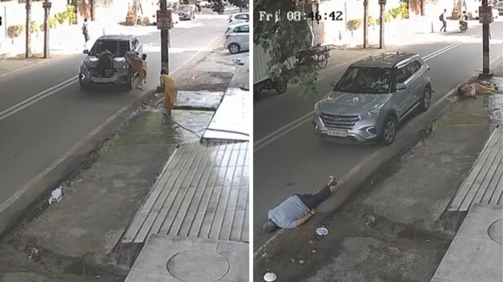 Video: Woman Driving Creta Hits Elderly Couple In Delhi, Flees In 40 Seconds