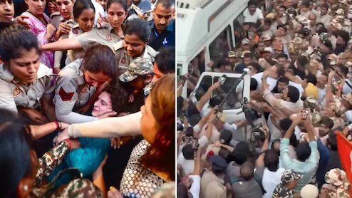 LIVE: राहुल और प्रियंका गांधी को पुलिस ने किया रिहा, कांग्रेस ने विपक्षी सांसदों से की खास अपील