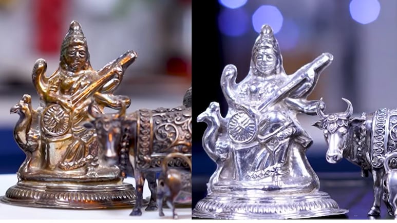 आटे से भगवान की चांदी की मूर्ति को कैसे साफ करें? मिनटों में चमक जाएगी काली से काली चांदी, दिखेगी नई जैसी