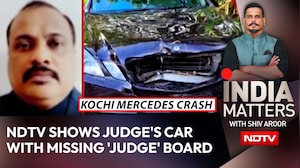 Kochi Mercedes Crash: NDTV Shows Judge's Car With Missing 'Judge' Board