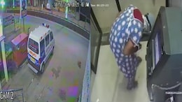 Video: Men Wearing Nightie, Mask Arrive In Ambulance, Loot Telangana ATM