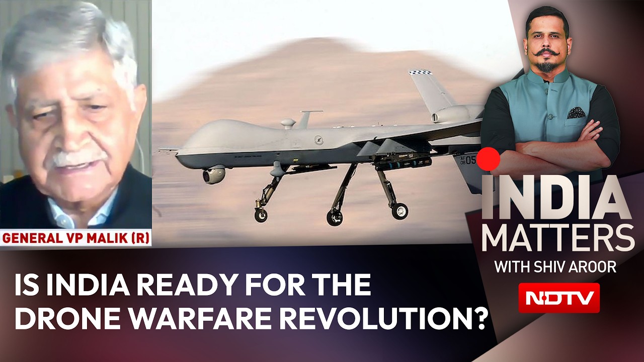 Is India Ready For The Drone Warfare Revolution? Former Military Chiefs Debate