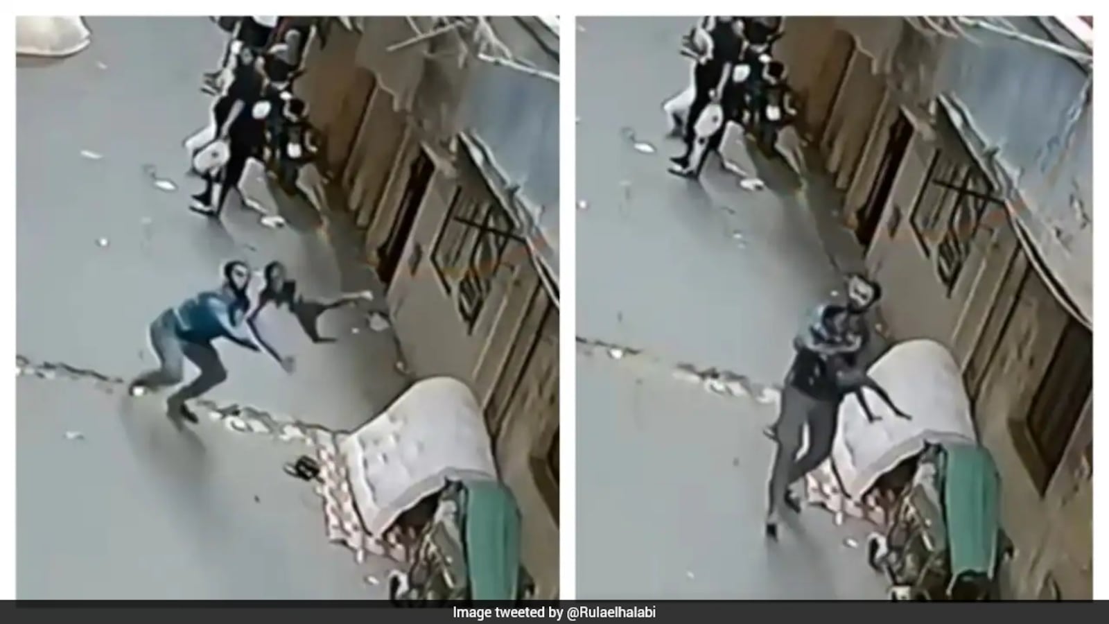 Heart-Stopping Moment As Egyptian Man Makes Split-Second Catch To Save Boy Falling From Balcony