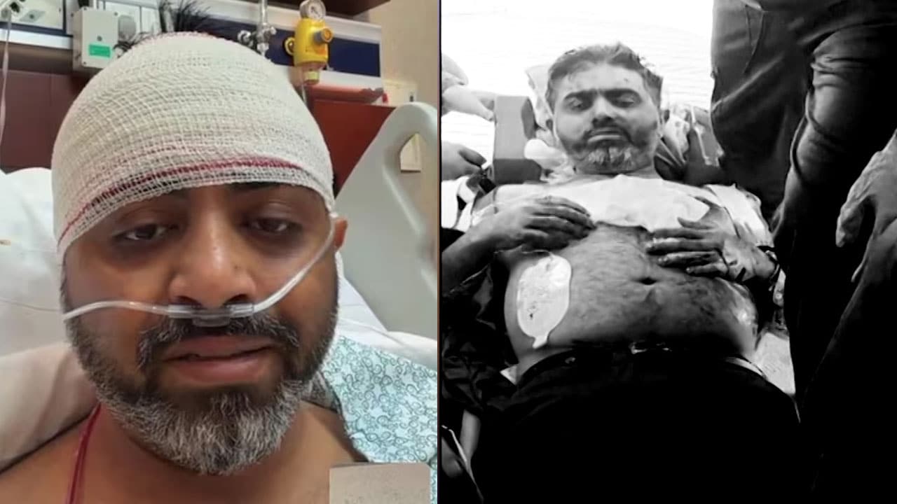 Captain Smit Showing Positive Recovery, Family Meets Him In Abu Dhabi Hospital