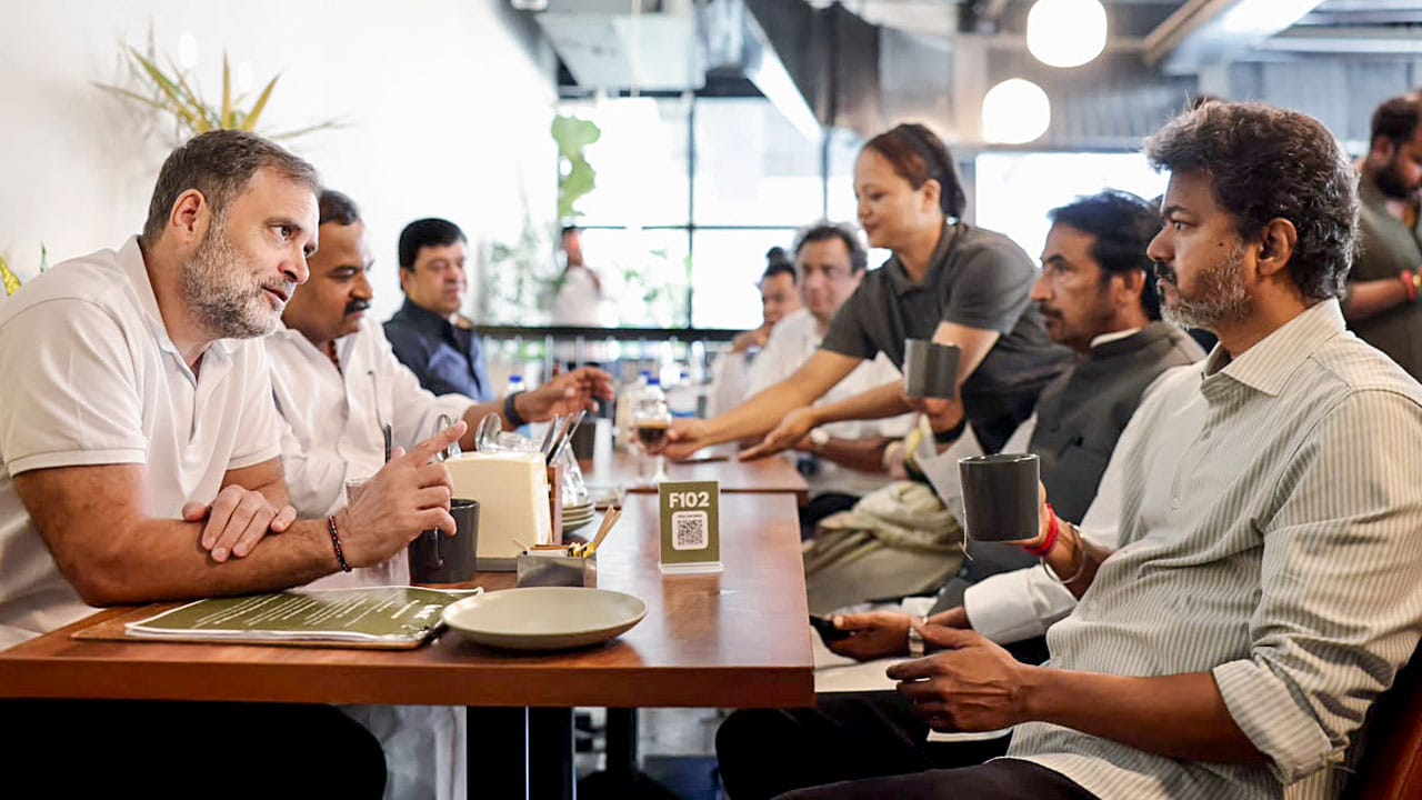 Rahul Gandhi, Vijay Meet In Chennai, Then A Coffee And Tiramisu Outing