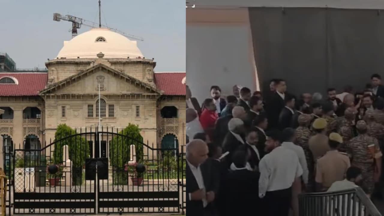 इलाहाबाद HC में नारेबाजी करने वाले वकीलों की CCTV से होगी पहचान, अवमानना का दर्ज हो सकता है मामला