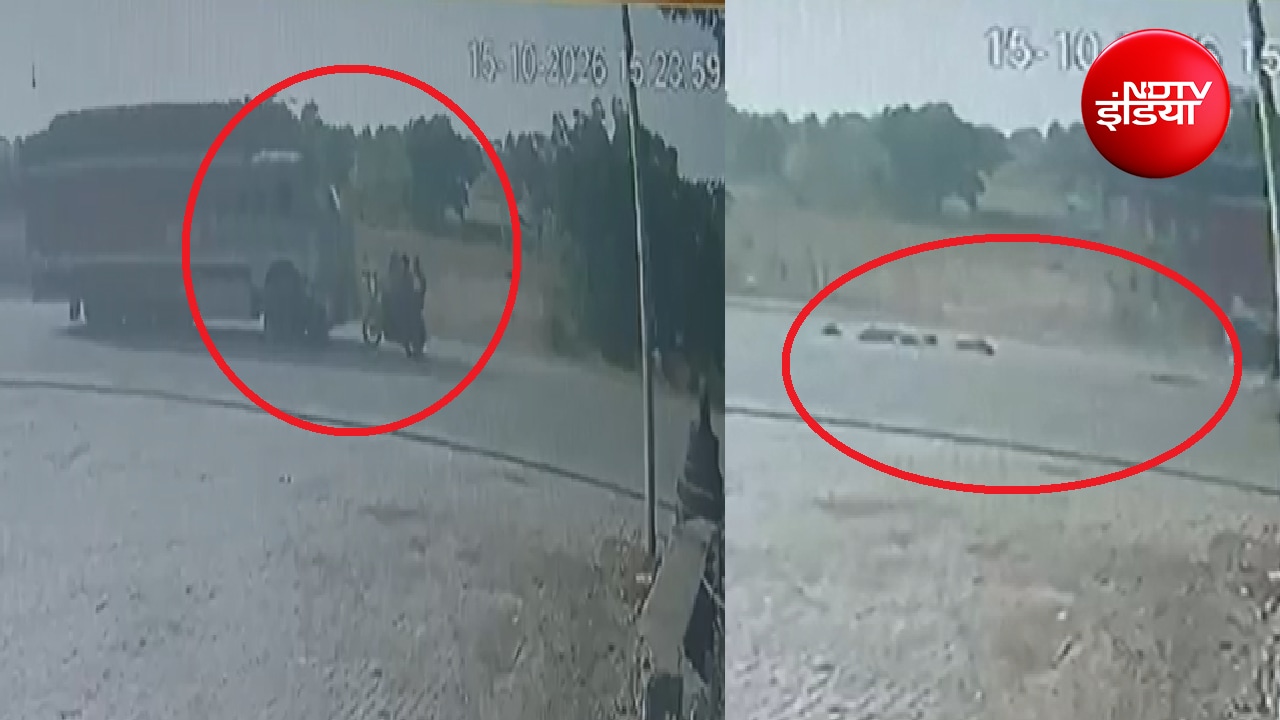 जलगांव में ट्रक-बाइक की भिड़ंत; 3 महीने के मासूम समेत बुरहानपुर के परिवार के 6 लोगों की मौत, CCTV आया सामने