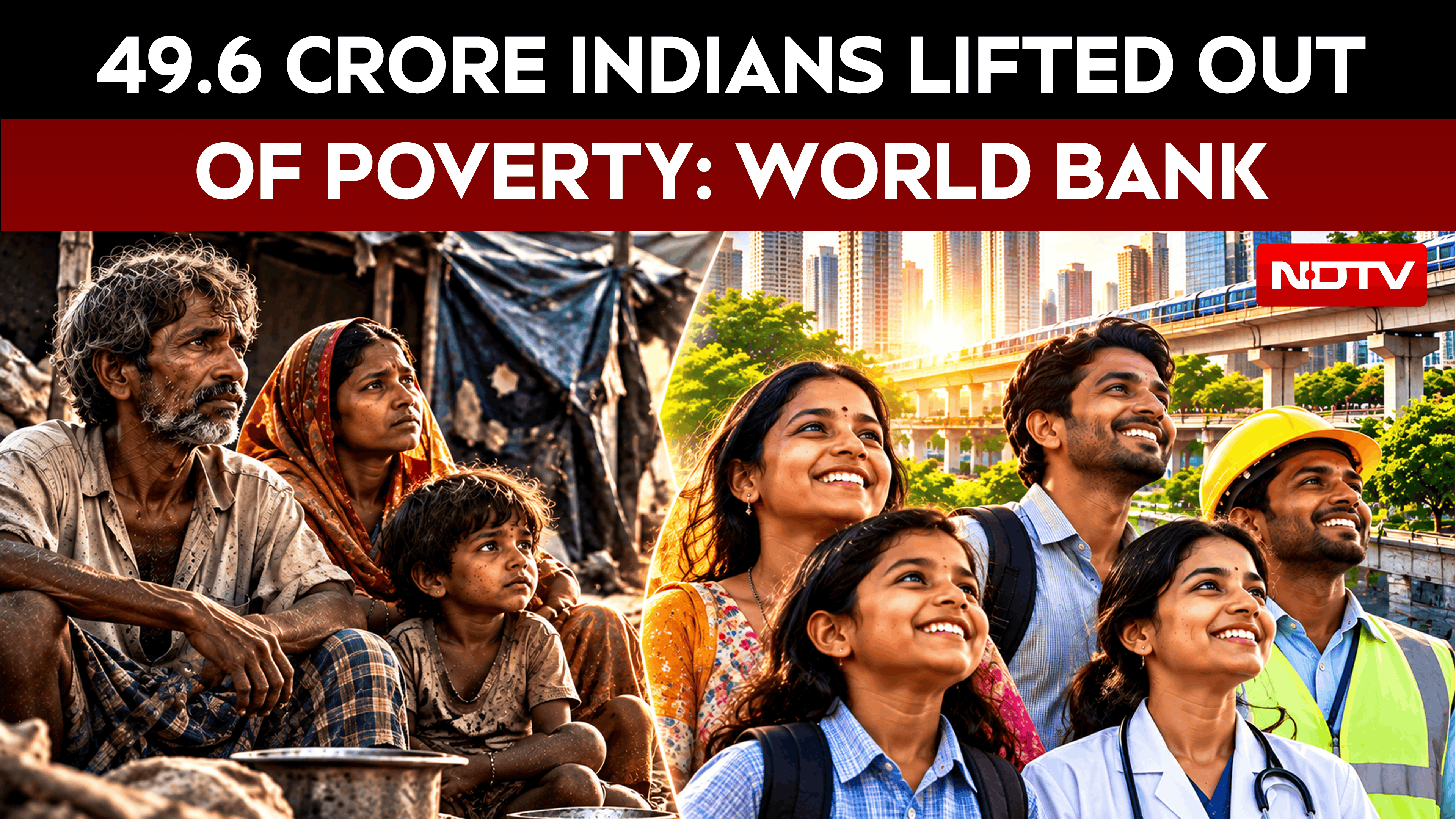 India Poverty Rate Fails | 49.6 Crore Indians Lifted Out Of Poverty As Per World Bank Report