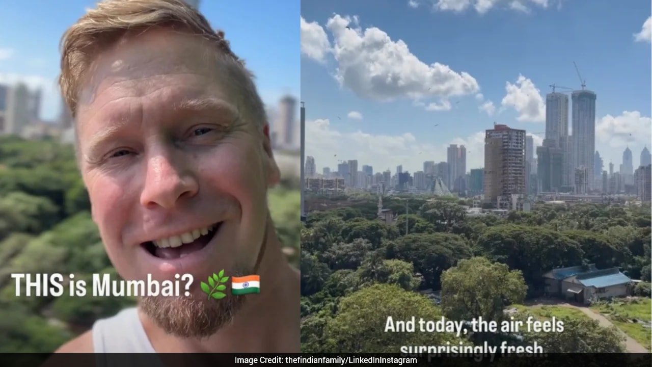 Foreigner Praises Mumbai's Greenery, Says Air Feels Surprisingly Fresh