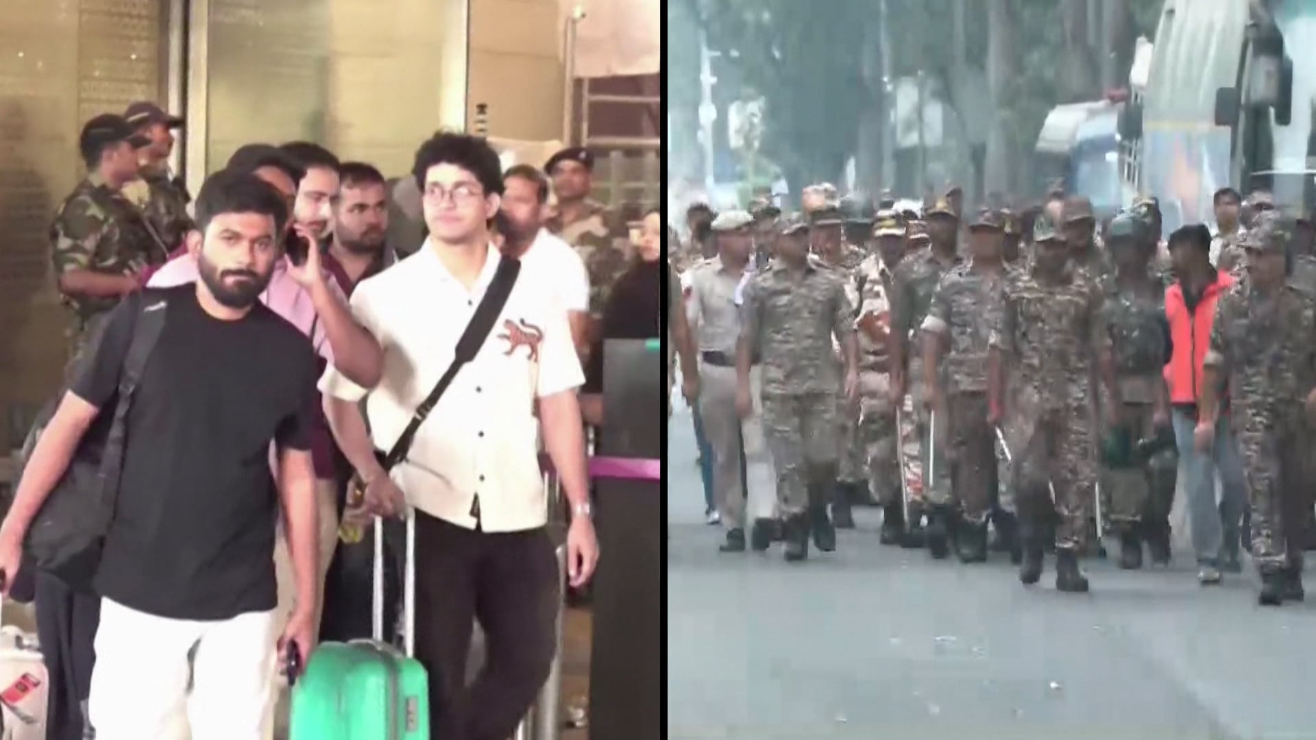 CJP Leaders Abhijeet Dipke, Ashutosh Ranka & Saurav Das Land At Delhi Airport