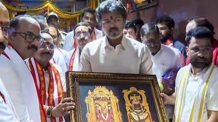 Tamil Nadu CM Vijay Offers Prayers At Kanaka Durga Temple In Vijayawada