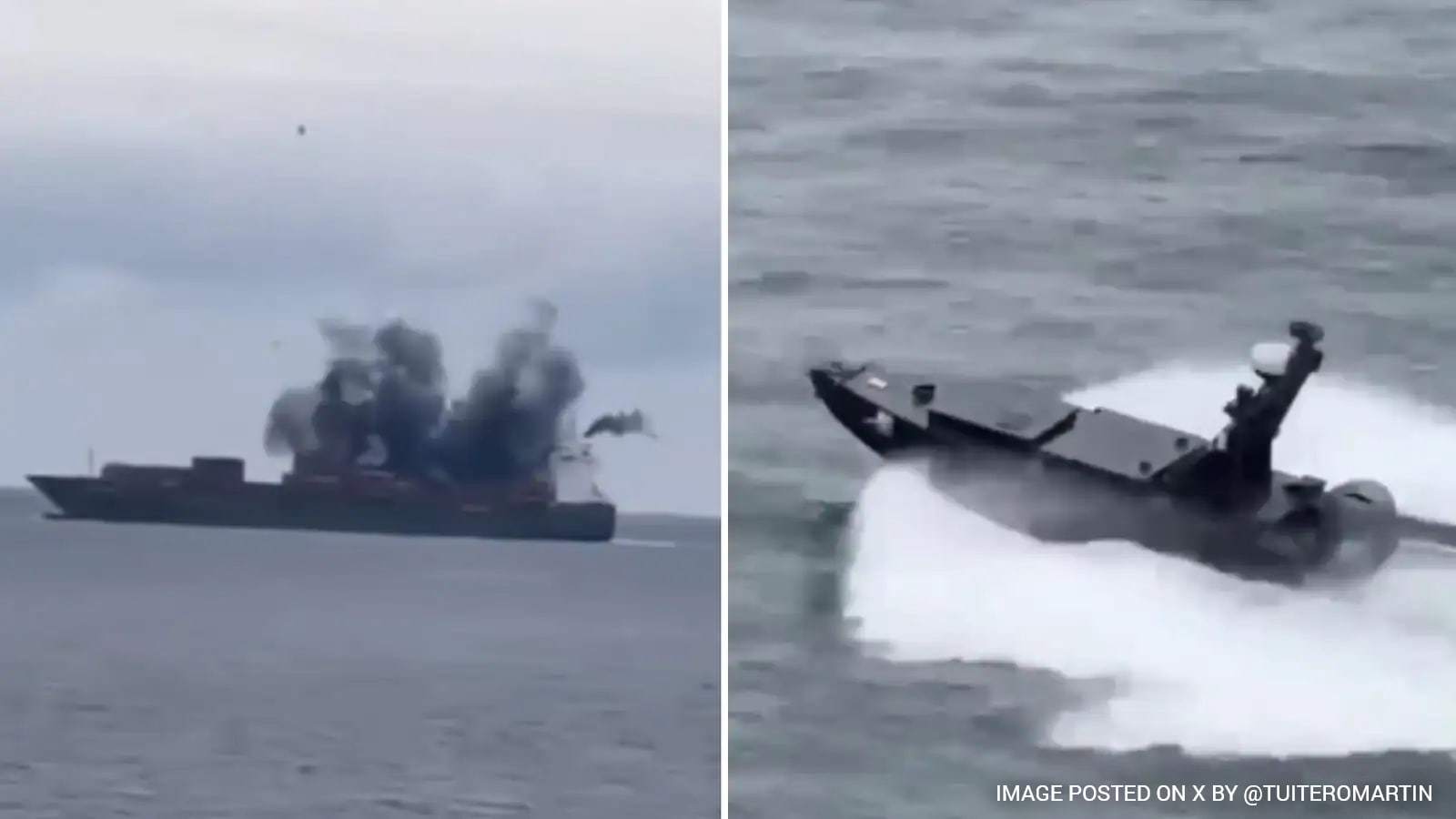 Greek container ship sinks after sea drone strike off Bulgaria