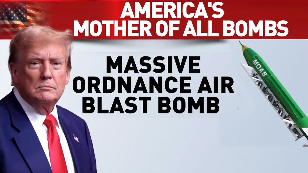 'Mother Of All Bombs' Against Iran? Reports Say US Mulling MOAB Option