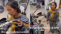 She Worked With Her Child On Her Back At A Ladakh Petrol Pump. The Internet Had One Question