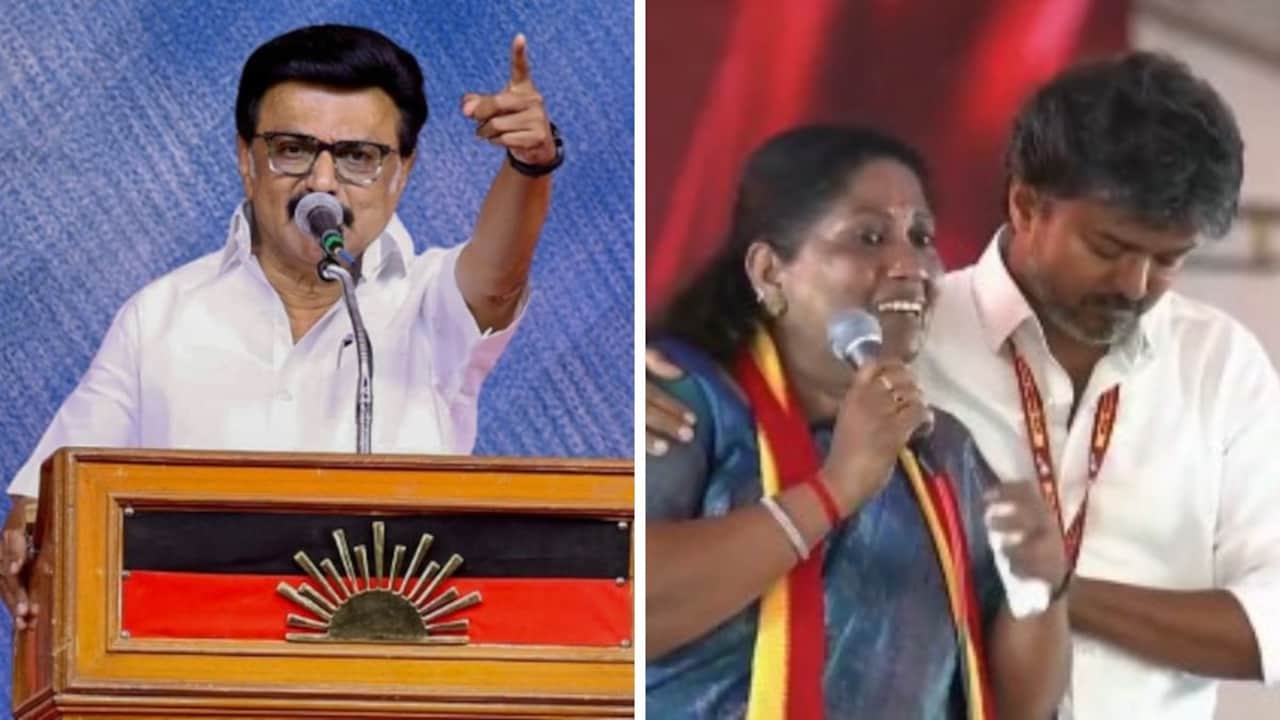 "Somersault Bhama": MK Stalin's Comment Invites TVK's Body-Shaming Charge
