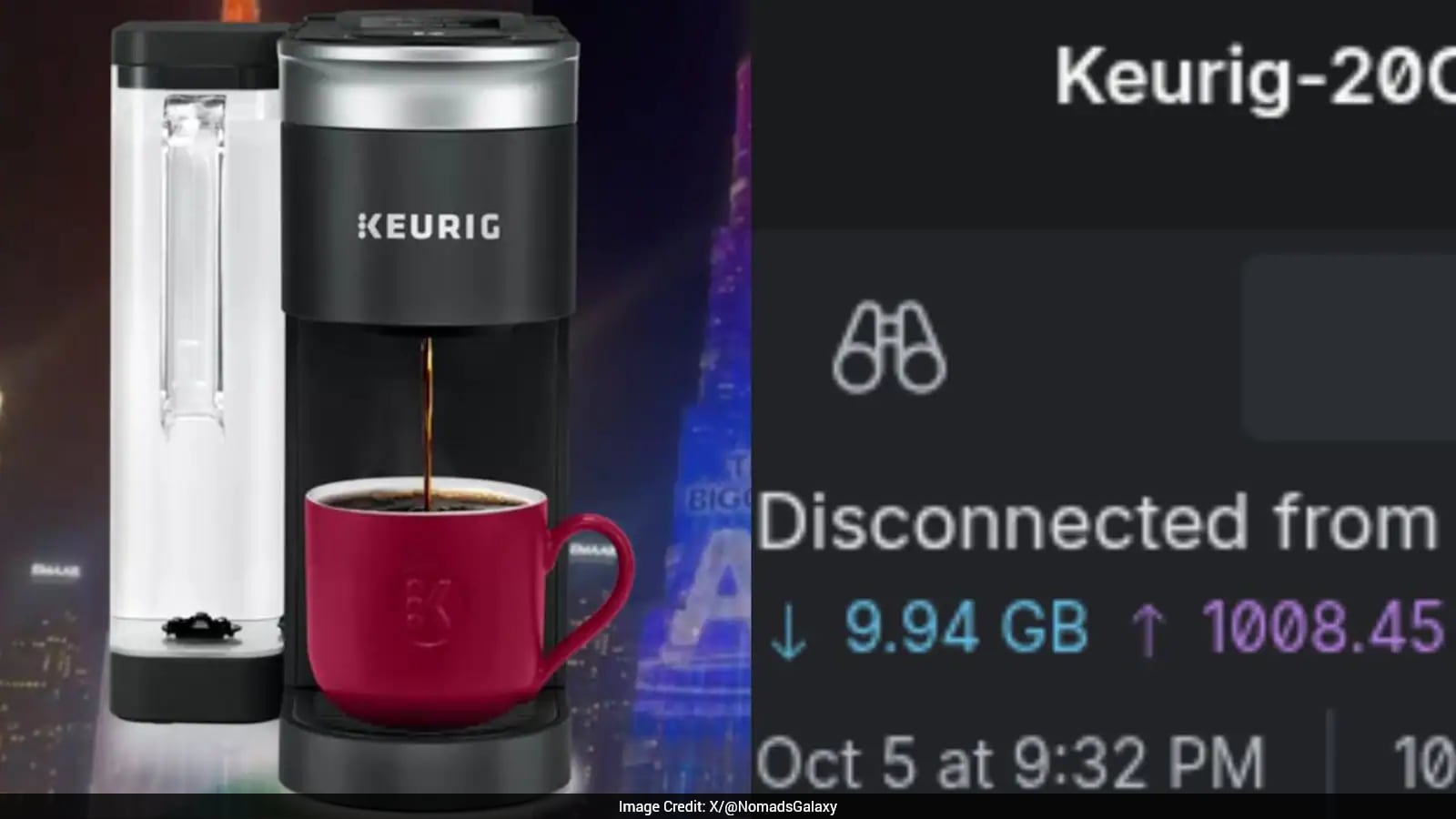 Smart Keurig Coffee Maker Reportedly Uploaded One Terabyte