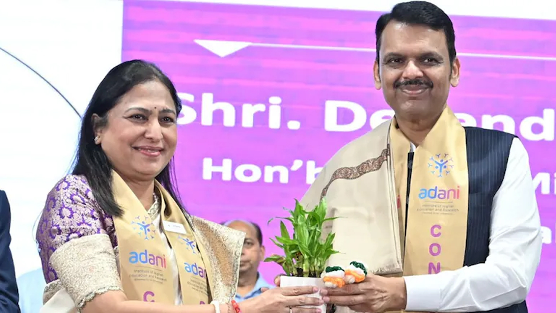 Honorary Doctorate Conferred On Devendra Fadnavis At Adani University