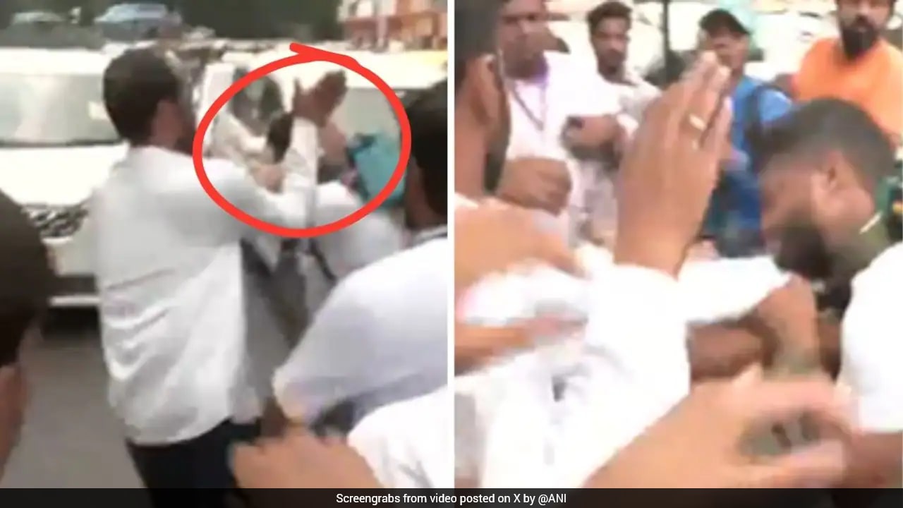 "Rahul Gandhi's Supporters Thrashed Me": Man Assaulted At Delhi Protest