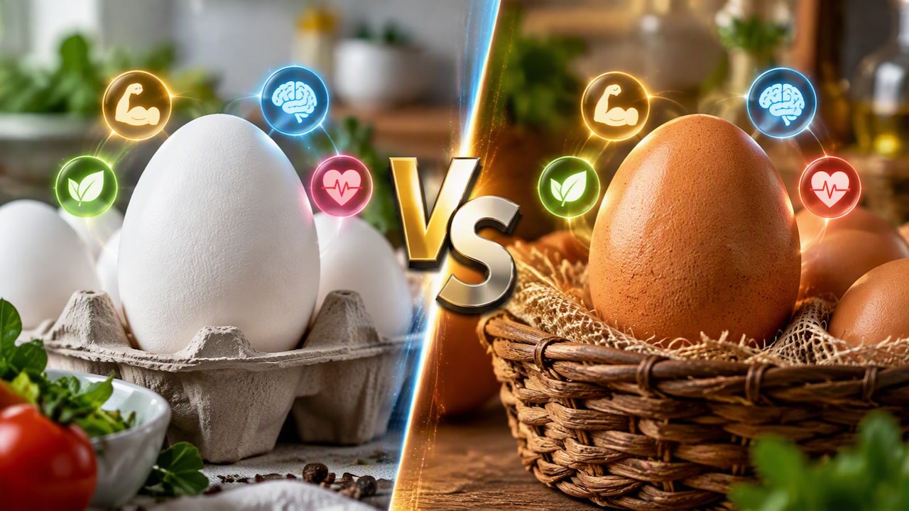 कौन सा अंडा अच्छा होता है? सफेद या ब्राउन, दोनों में से कौन सा खाएं?