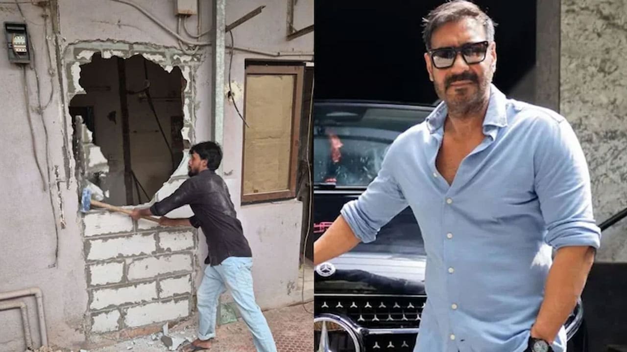 Hammer Action At Actor Ajay Devgn's Juhu Bungalow Over 'Illegal Construction'