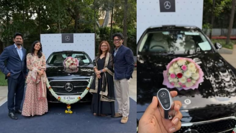 How This 25-Year-Old YouTuber Bought Rs 1 Crore Mercedes-Benz For His Parents
