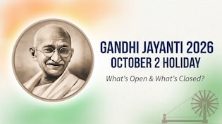 Gandhi Jayanti 2026: Is October 2 A National Holiday? Check What Is Open And What Is Closed