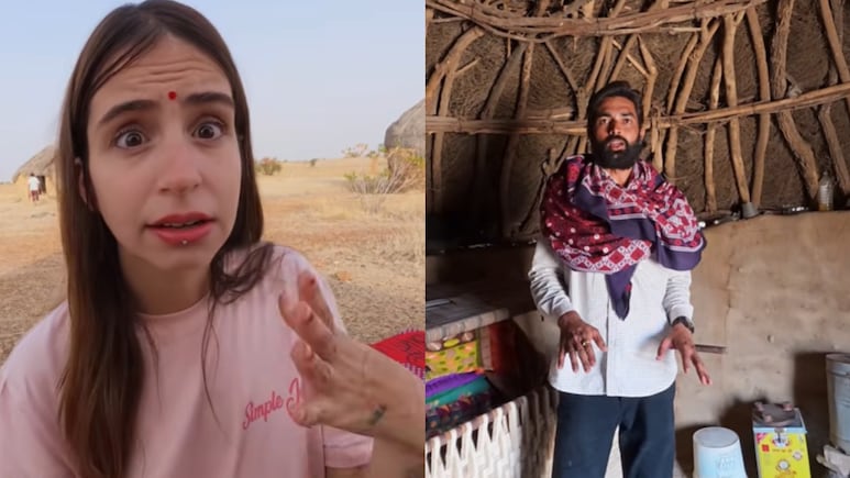 जर्मनी की यूट्यूबर ने राजस्थान के सूनसान गांव में बिताई रात, बोली- ये बात कभी नहीं भूलूंगी