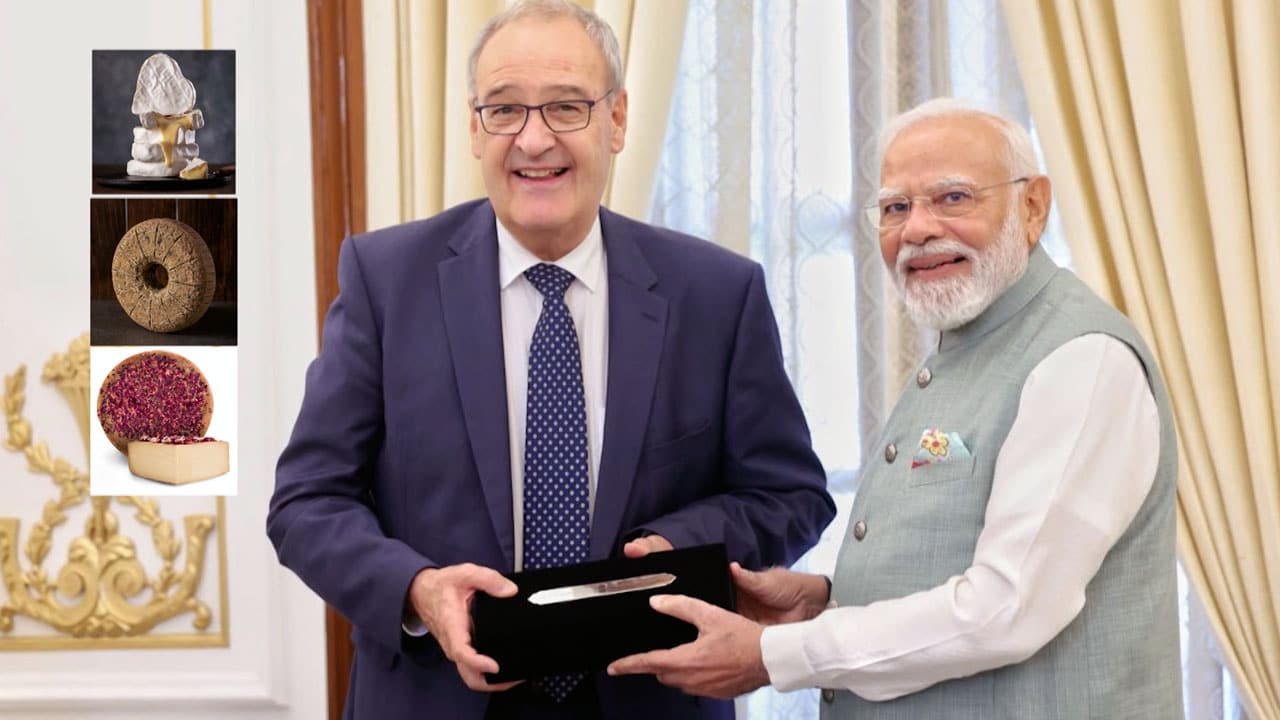 PM Modi Gifts Award-Winning Indian Cheeses to Swiss President Parmelin