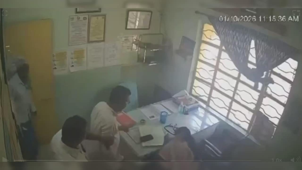 On Camera, Man Slaps Doctor, Attacks Staff Inside Telangana Health Centre