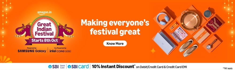 Amazon Great Indian Festival to start on October 8, 2026 Amazon Great Indian Festival to start on October 8, 2026