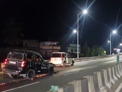 Video: Scorpio Hits Child, Sparks Fly As It Keeps Driving With Broken Wheels