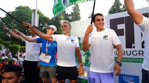 Milind Soman Flags Off Fit Gurugram Marathon, Inspires Run for Better Health
